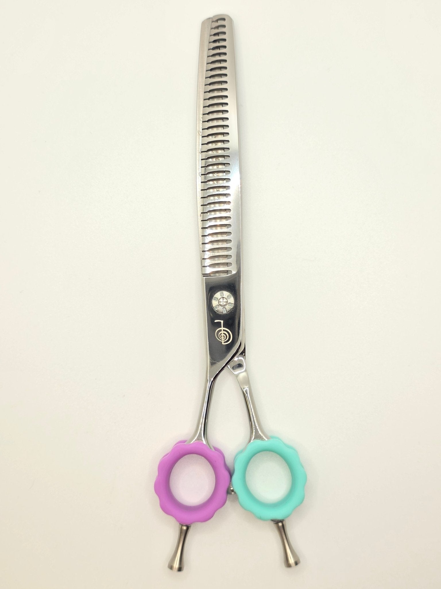 Reiki Shears - Southpaw Curved Blender - Cat The Dog Groomer Signature Collection - Reiki Shears