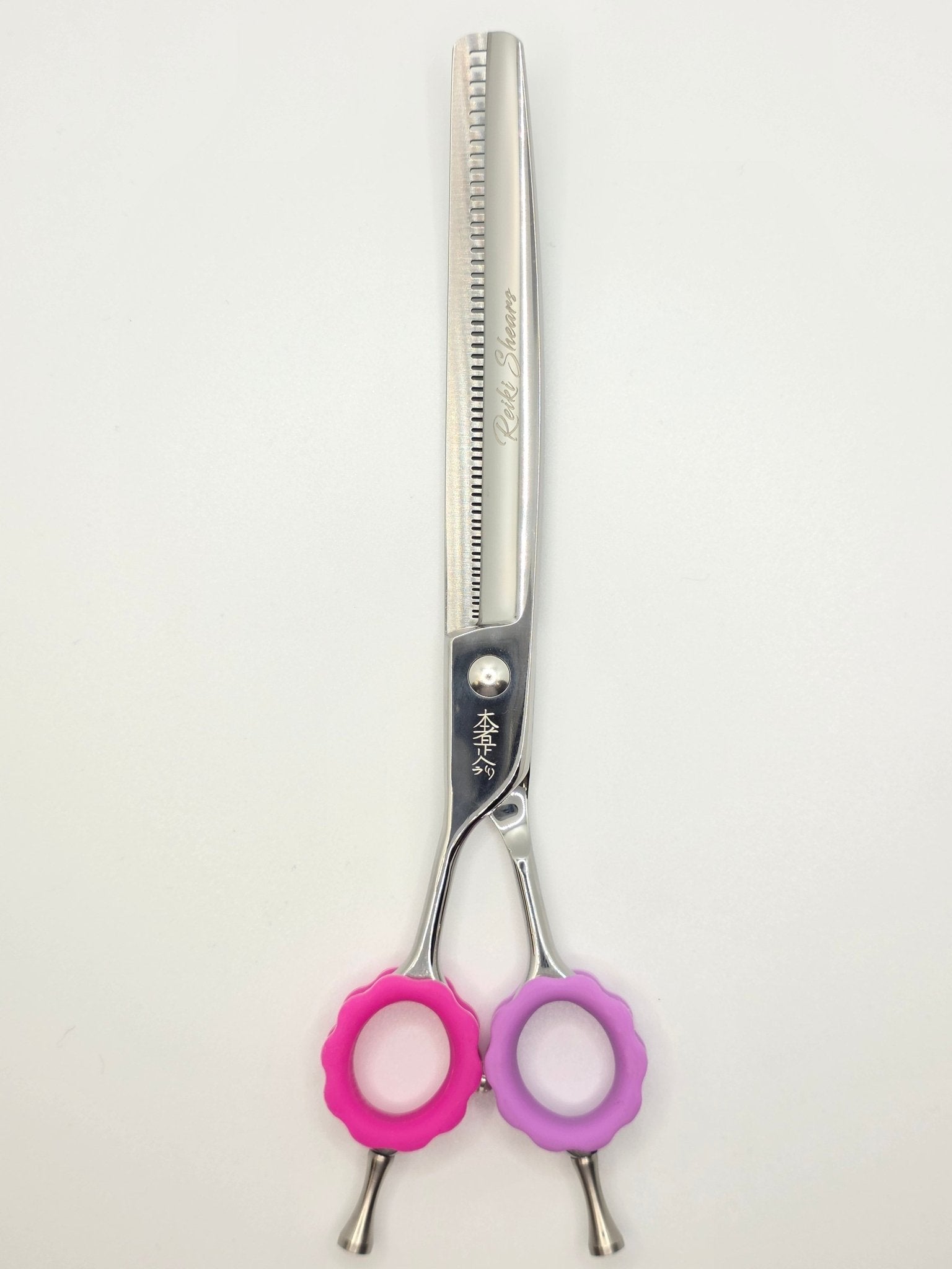 Reiki Shears - Southpaw Curved Chunker - Cat The Dog Groomer Signature Collection - Reiki Shears
