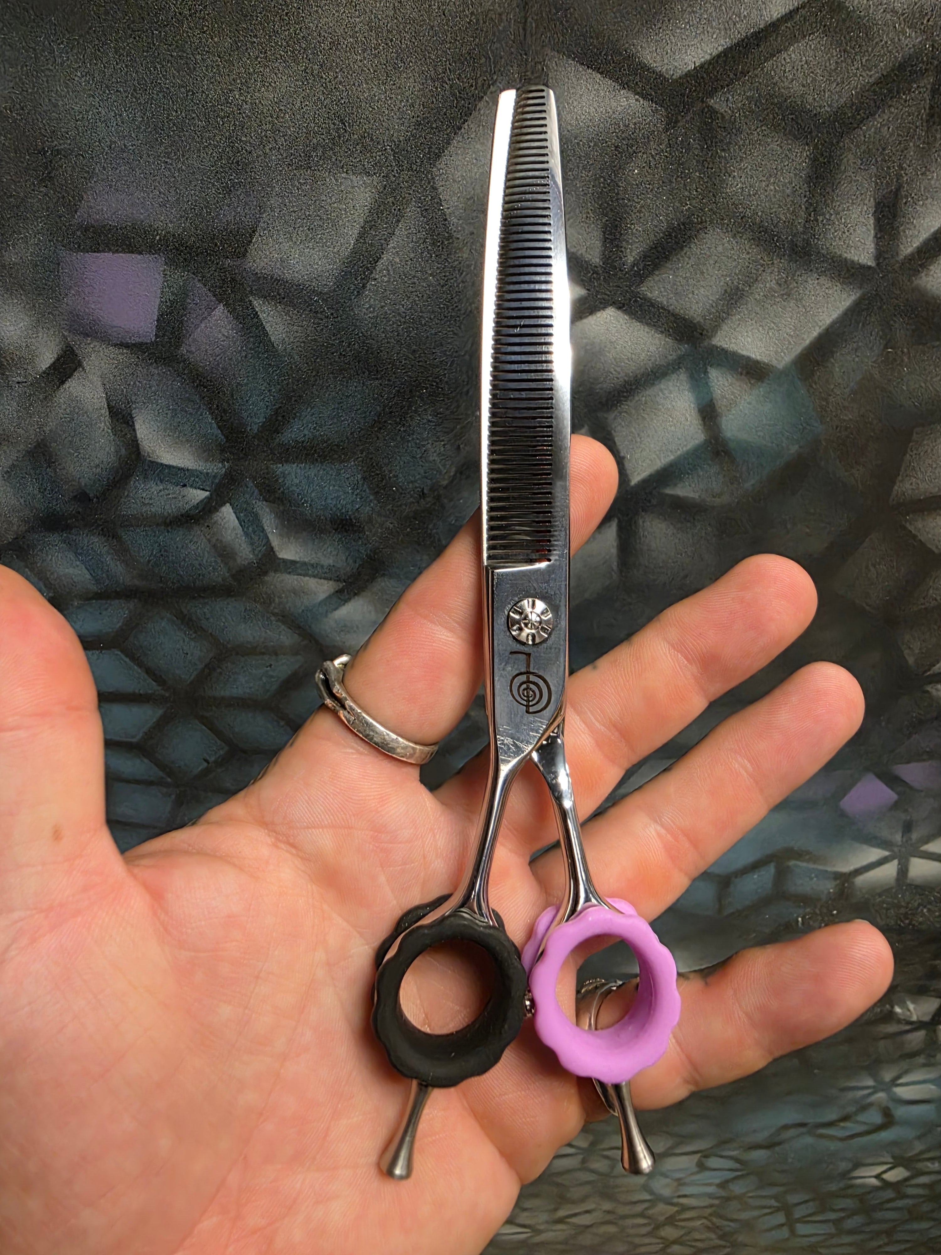 Reiki Shears Lefty Curved Thinner