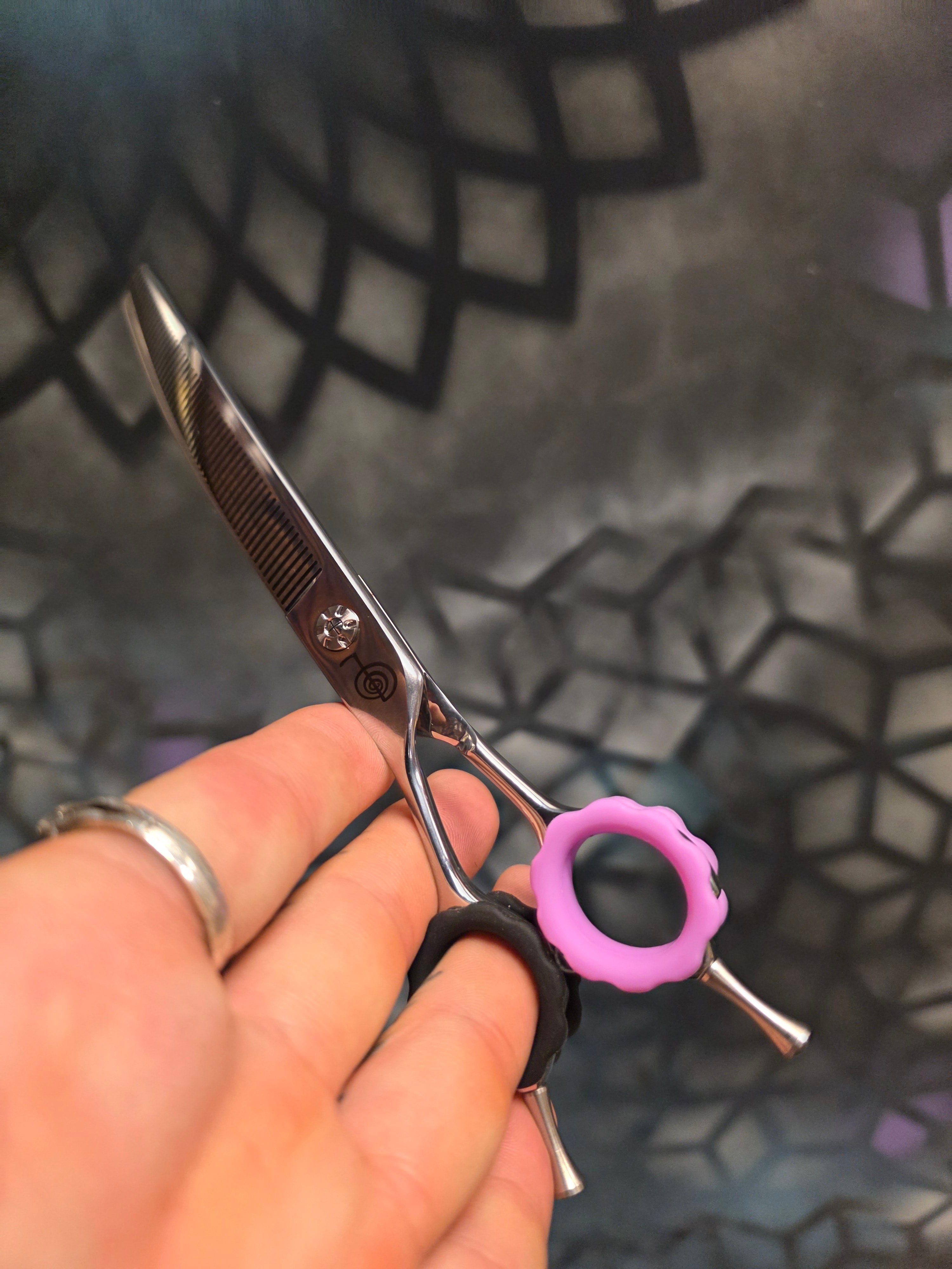 Reiki Shears Lefty Curved Thinner