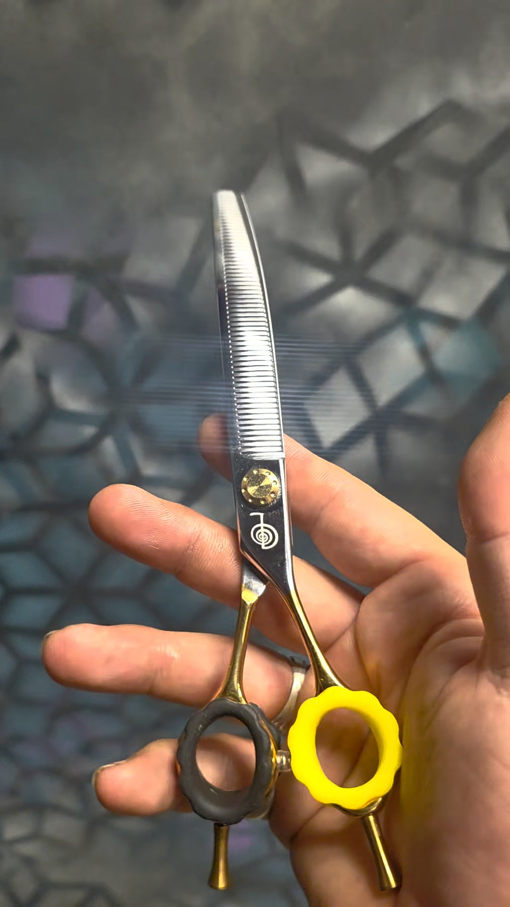 Reiki Shears Golden Touch Midas Curved Thinner