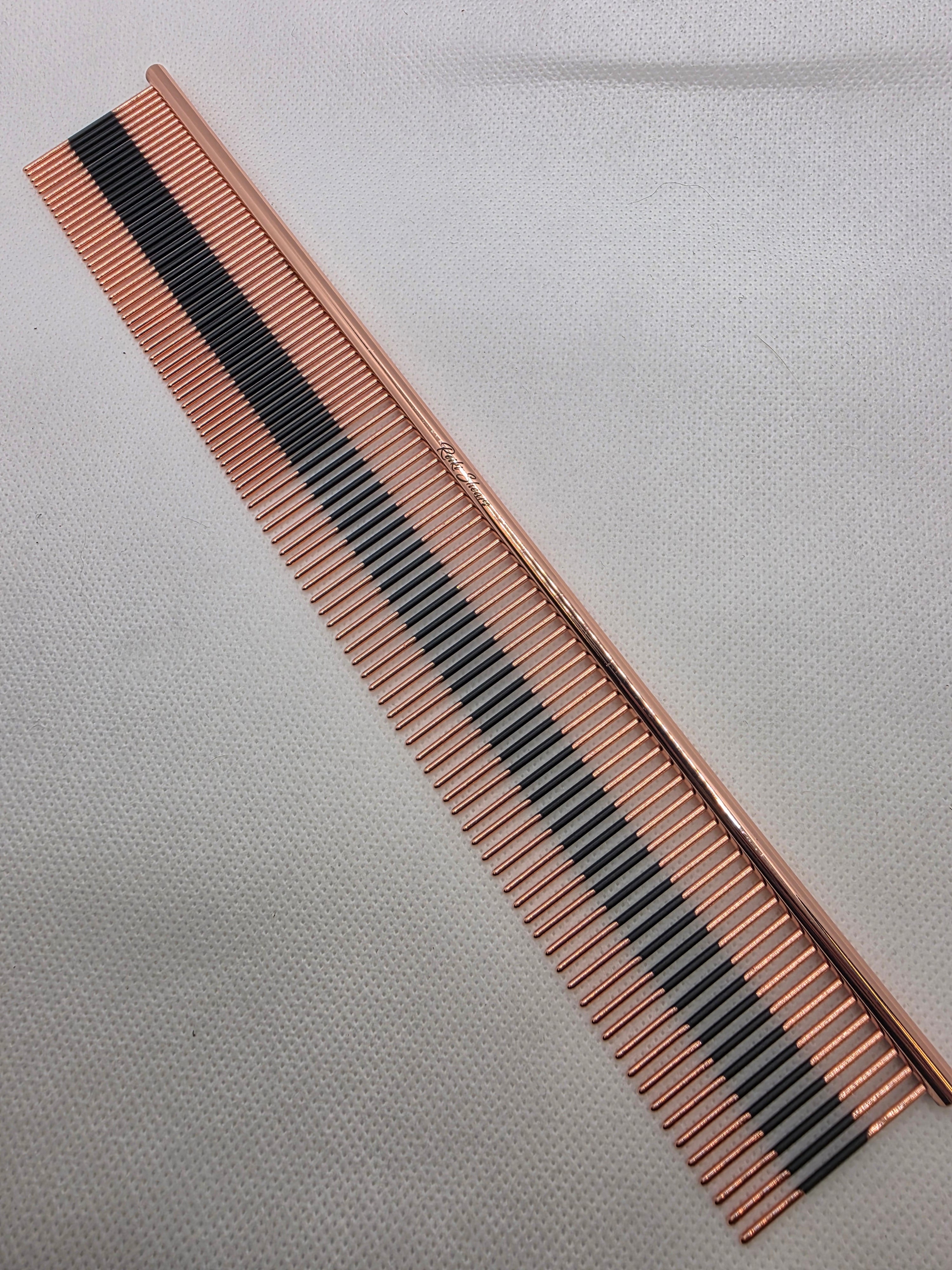 Reiki Shears - Large Copper Black Line Comb