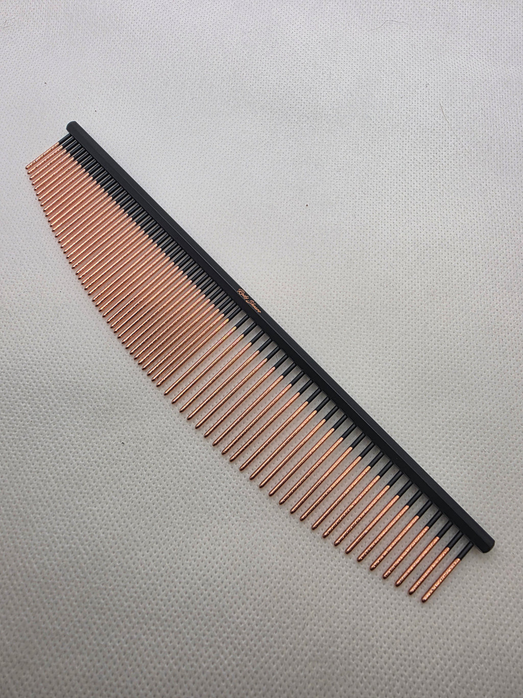 Reiki Shears - Spiral Ground Copper Half Moon Comb