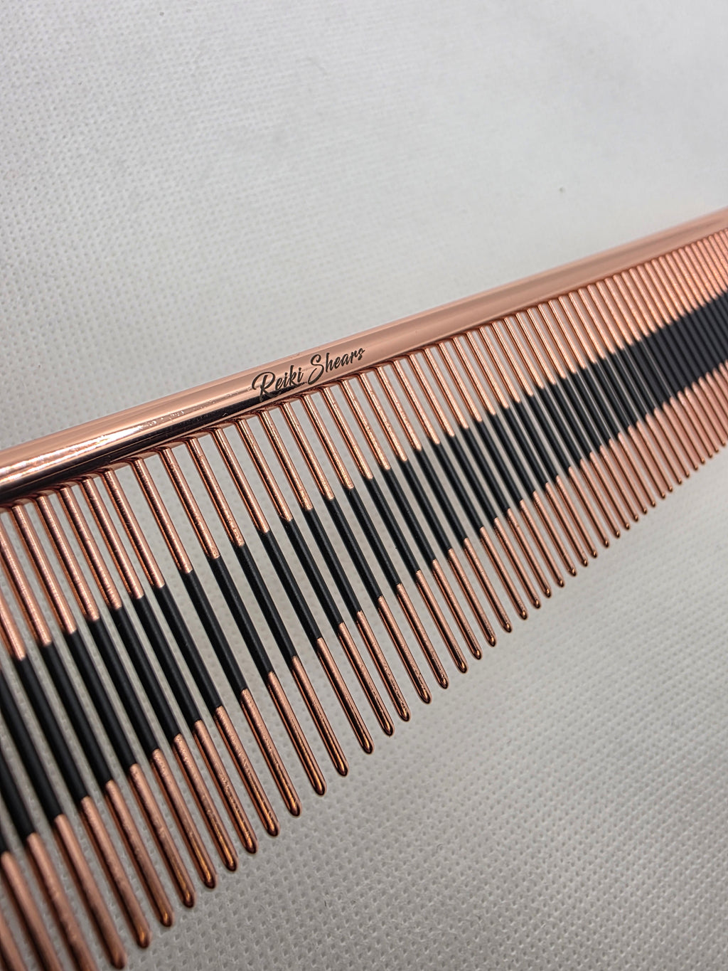 Reiki Shears - Large Copper Black Line Comb
