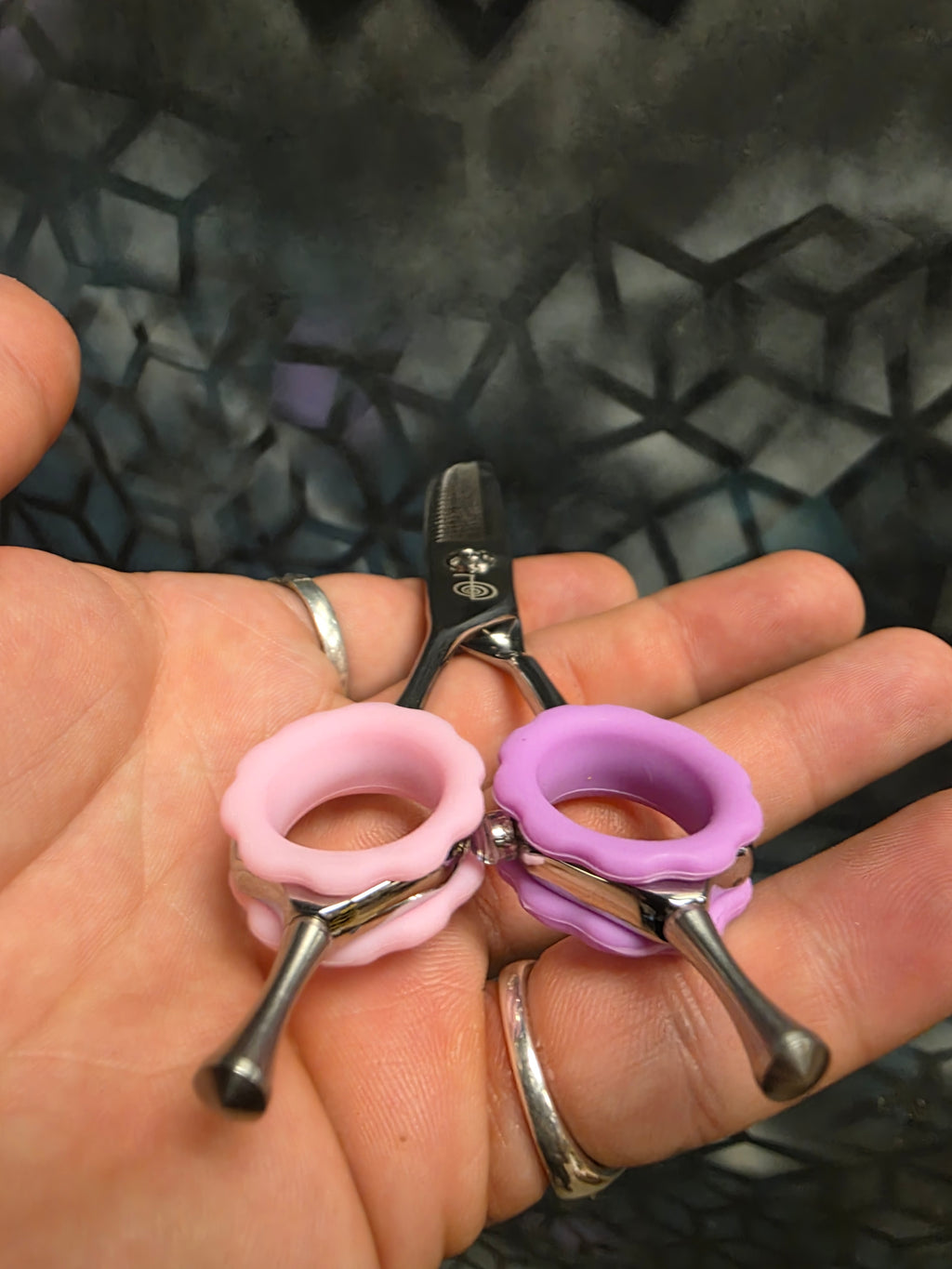 Reiki Shears Lefty Curved Blending Chunker