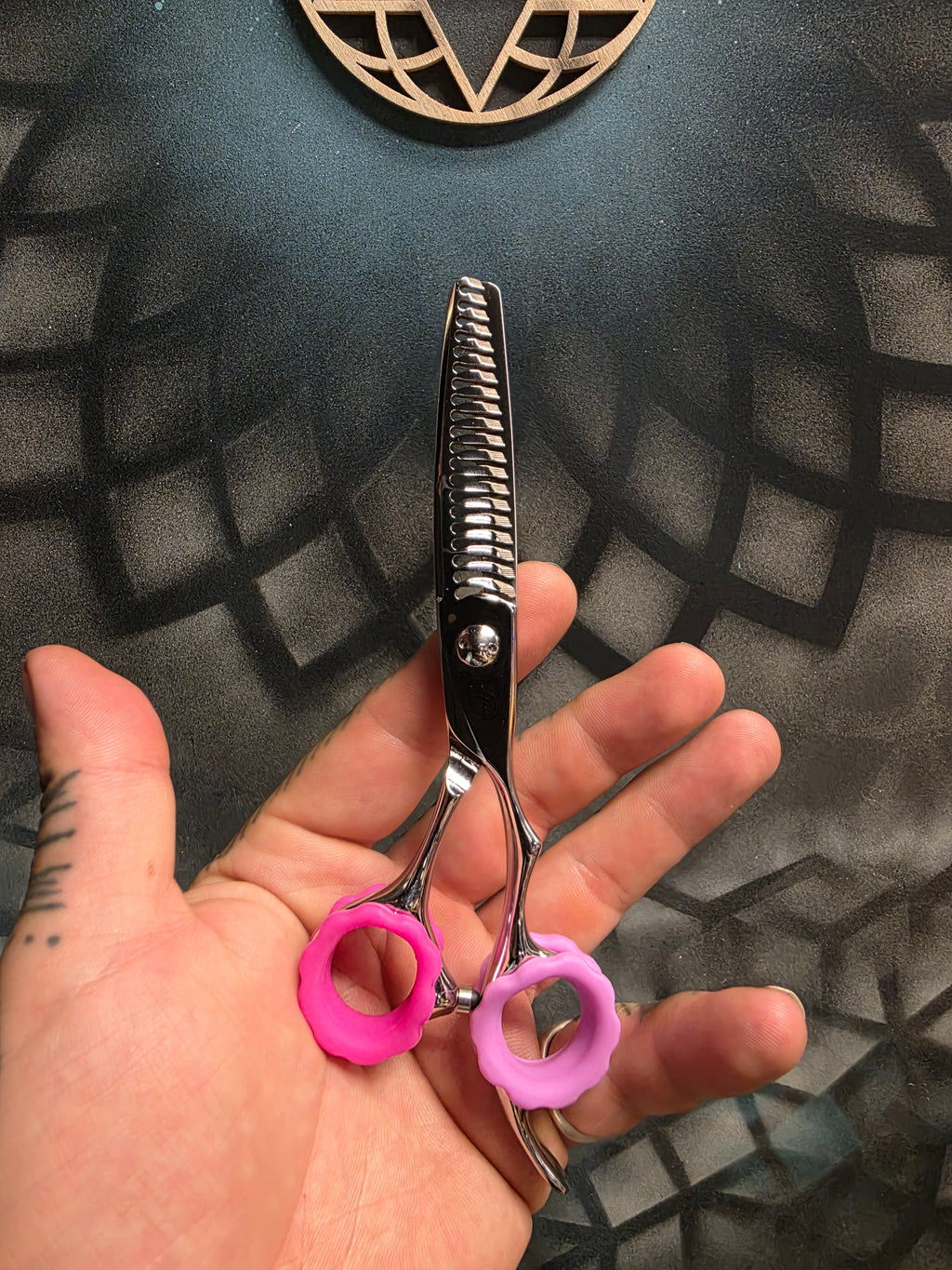 Reiki Shears Axis Serrated Dual Tooth Blender