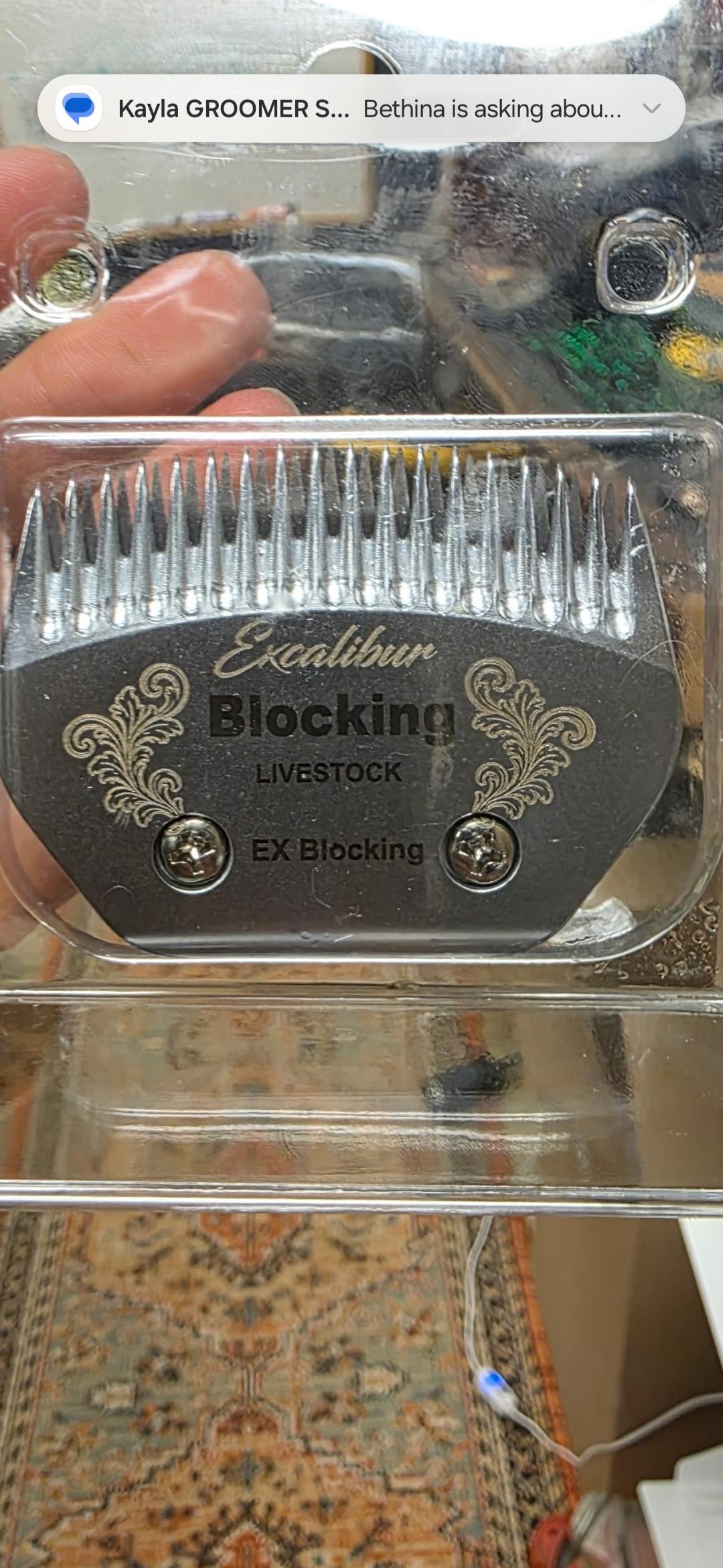 Reiki Clipper Blades - Excalibur Blocking