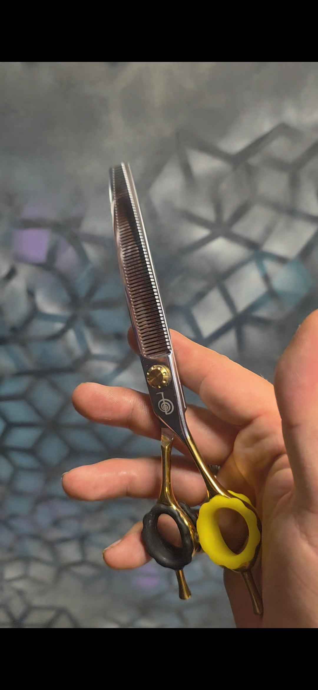 Reiki Shears Golden Touch Midas Curved Thinner