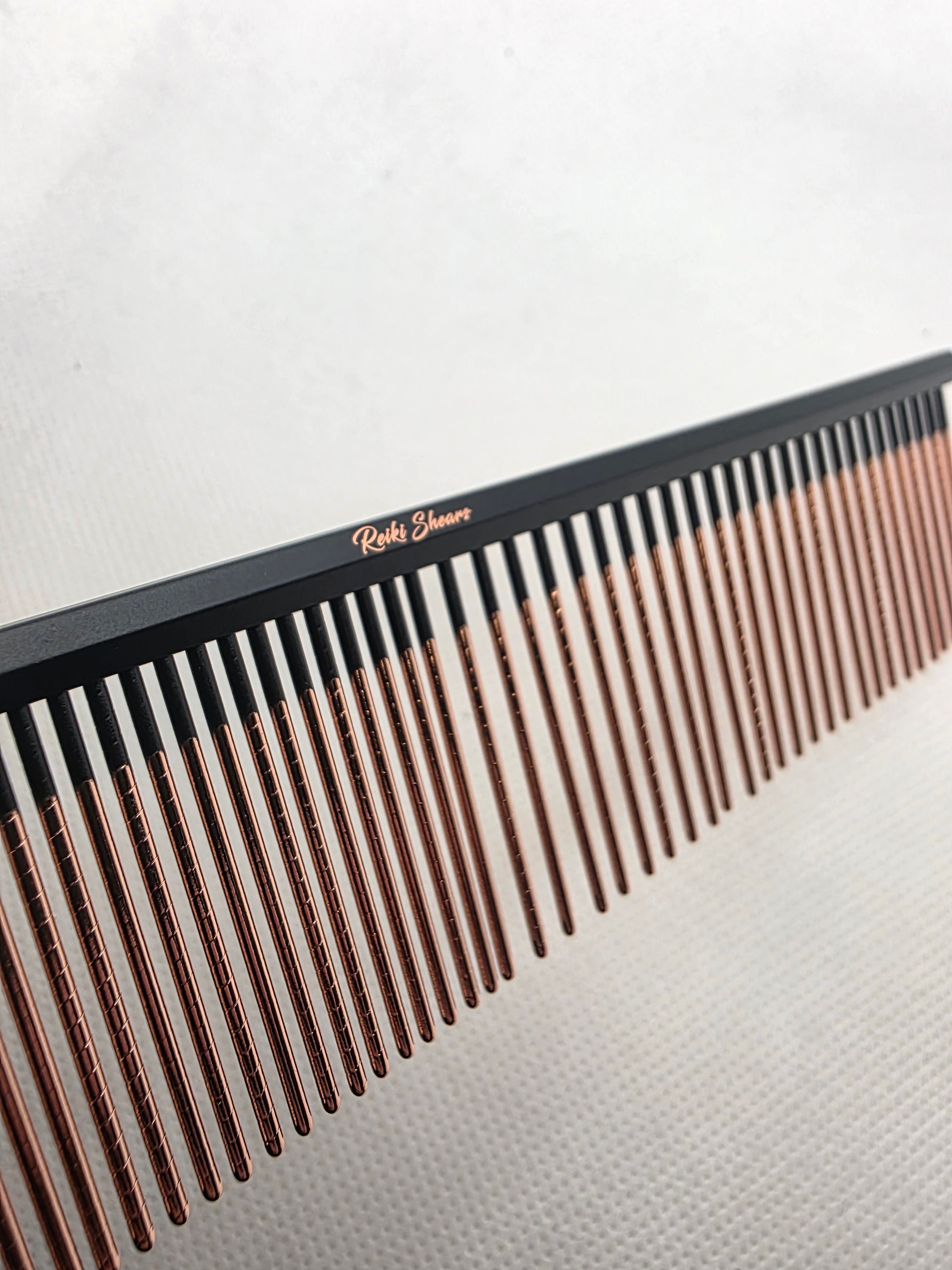 Reiki Shears - Spiral Ground Copper Comb